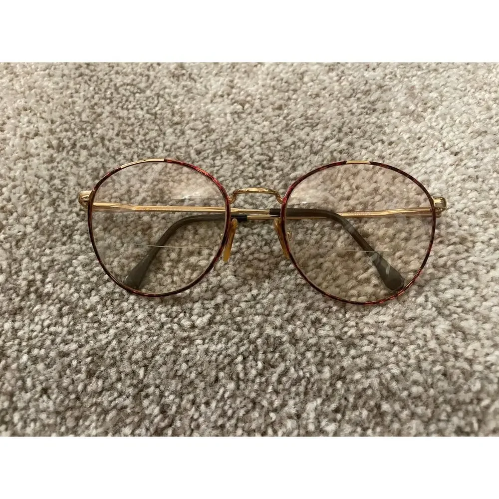 Vintage BerDel Steroflex Goldtone and Tortoise Optical Frames